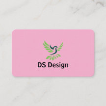 Modernt Phoenix-logotyp visitkort