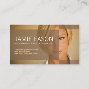 Modernt profilera kortet - Jamie Eason Visitkort