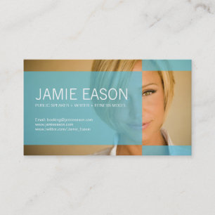 Modernt profilera kortet - Jamie Eason Visitkort