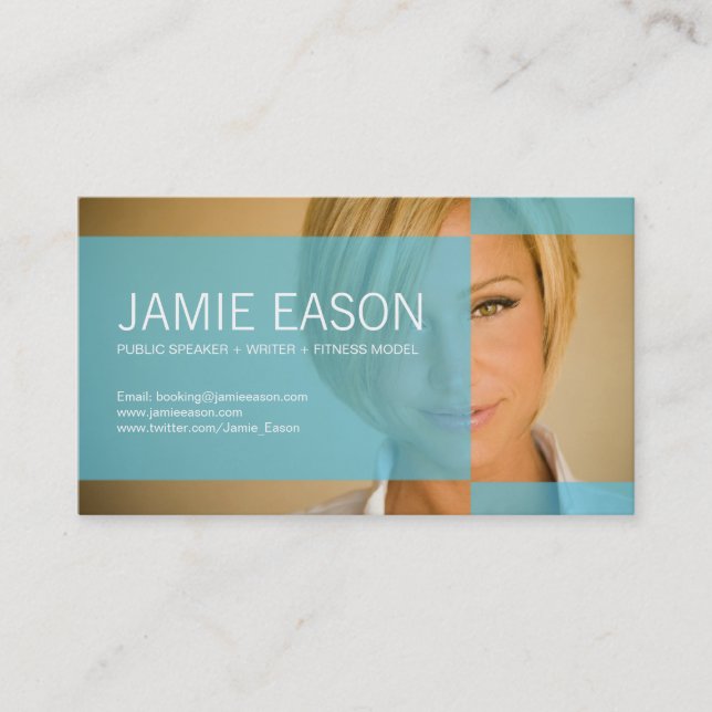 Modernt profilera kortet - Jamie Eason Visitkort (Framsida)