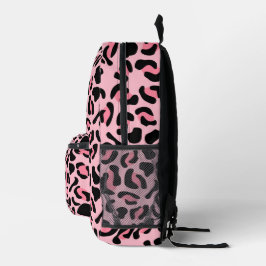 Modernt rosa leopardmönster djur