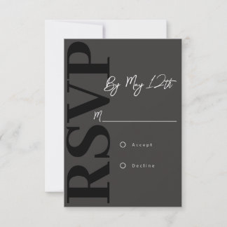 Modernt RSVP-kort OSA Kort