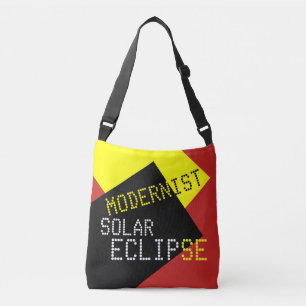 Modernt Solar Eclipse Funny anpassade Axelväska