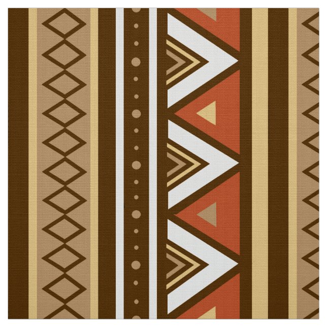 Modernt Southwestern geometriska, brunt, solbränt Tyg (Provkarta)