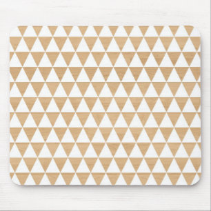 Modernt stam- wood geometriskt chic andes mönster musmatta