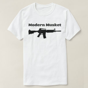 Modernt svartgevär Molon Labe för Musket AR15 M1 Tröja