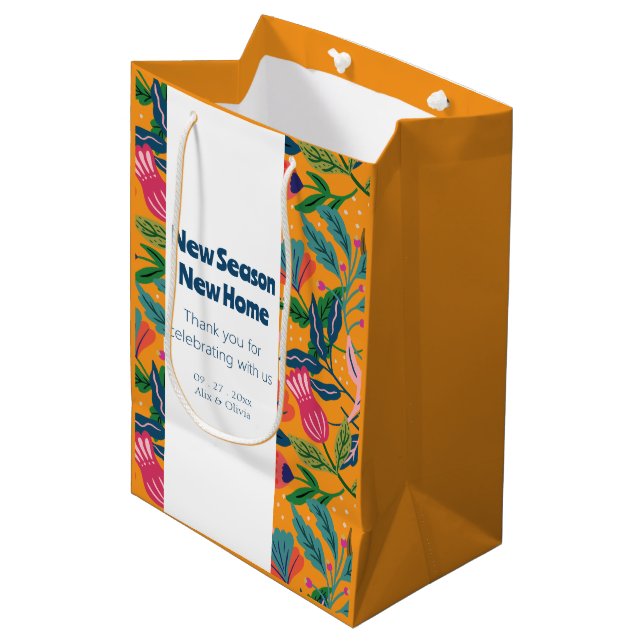 Modernt tropiskt blommönster (Framsidan Vinklad)