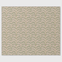 Modernt tropiskt palmbladsmönster Sage Blush