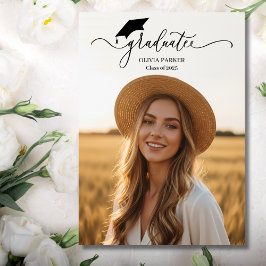 Modernt tryck Examen 2 Foto Examen Inbjudan