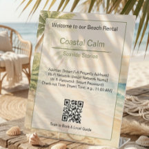 Modernt vattenfärgsuthyrt semesterhus vid stranden