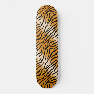 Modernt Vild Tiger Mönster Mini Skateboard Bräda 18,5 Cm