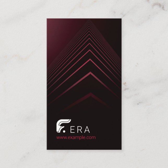 Modernt visitkort (Framsida)