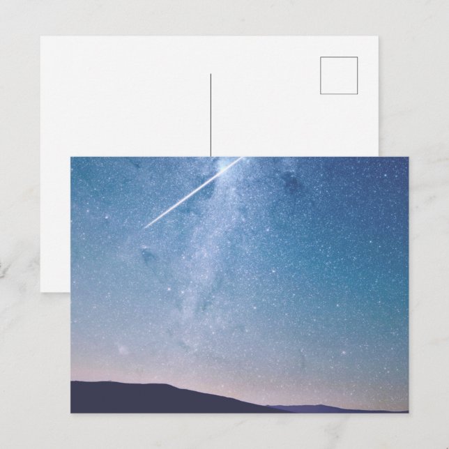 Modernt vykort med havsutsikt lägenhet (Fram/baksida)