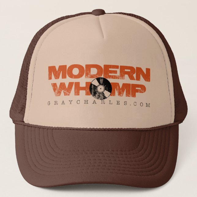 Modernt Whomp - den bruna truckerkepsen Keps (Framsida)