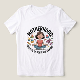 Moderskap Andas In Lugnt Illustration T Shirt