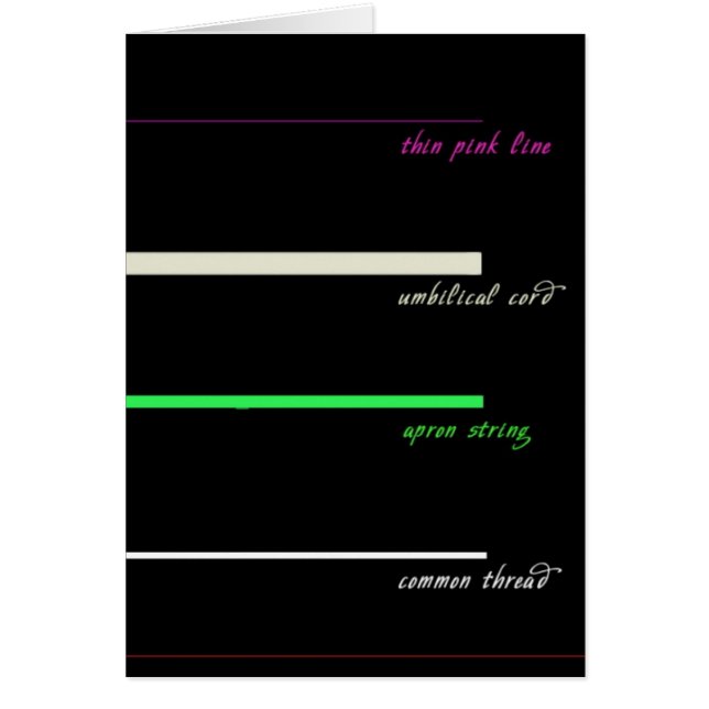 Moderskap är för evigt hälsningskort (Framsidan)