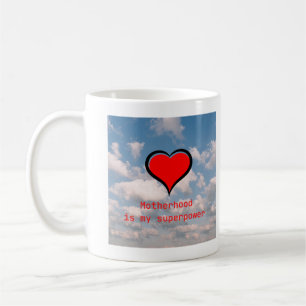 Moderskap är Min supermakt Kaffemugg