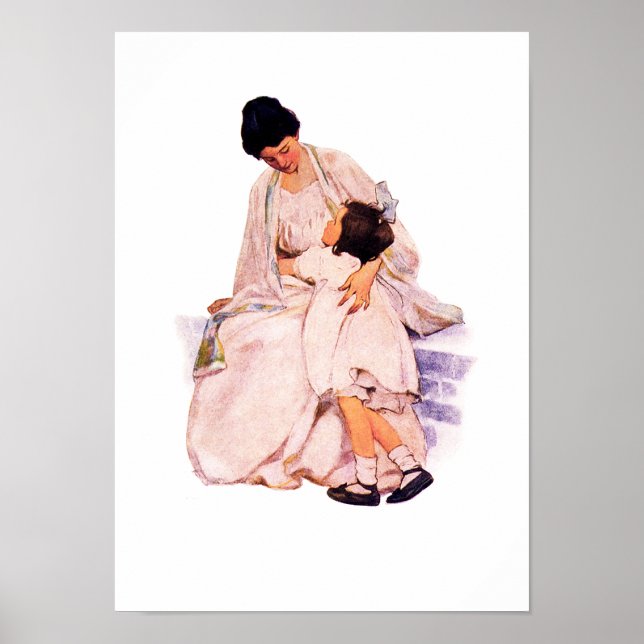 "Moderskap" av Jessie Willcox Smith Poster (Framsidan)