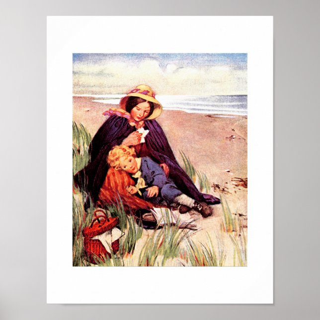 Moderskap av Jessie Willcox Smith Print Poster (Framsidan)