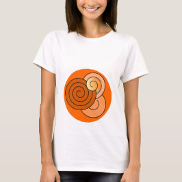 Moderskap baby har klappat upp en subtil design t-shirt