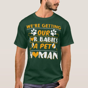 Moderskap förväntar sig att Gravid Spädbarn Cat Hu T Shirt