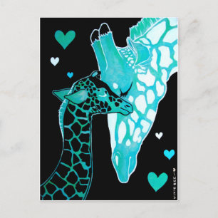 Moderskap: Giraffes Vykort