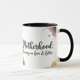 Moderskap Kärlek & Lattes-kaffe Mugg