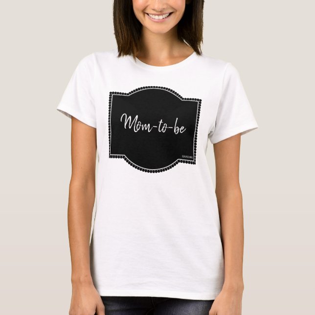 Moderskap Långärmad T-Shirt - Mamma skall vara (Framsida)