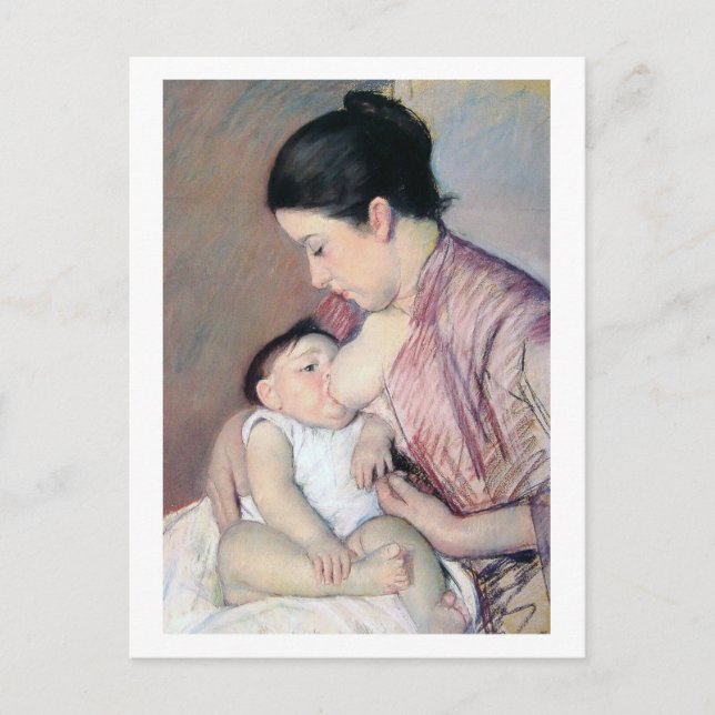 Moderskap, Mary Cassatt Vykort (Framsida)