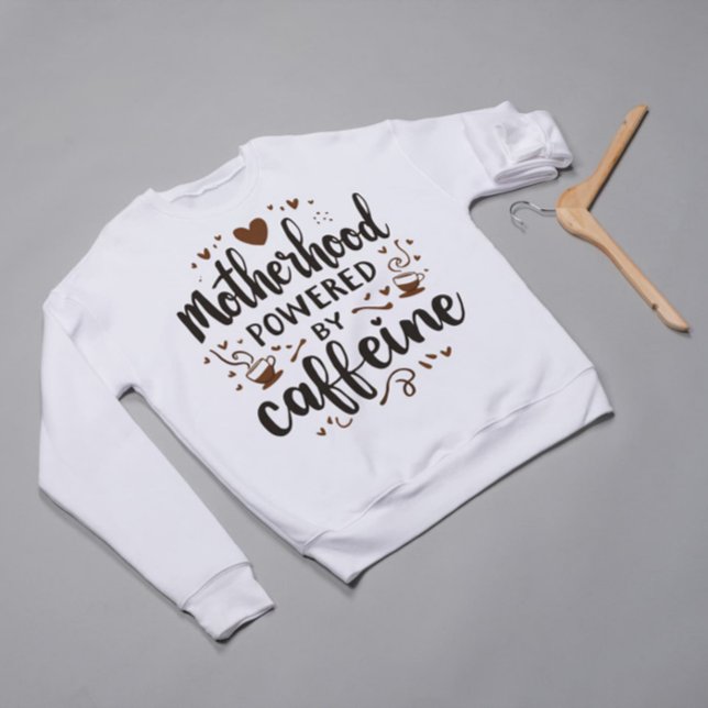 Moderskap med Caffeine Funny Mamma Shirt T (Skapare uppladdad)
