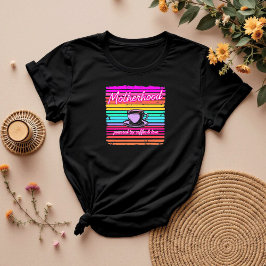 Moderskap med Kaffe och Kärlek | Humor Mamma T Shirt