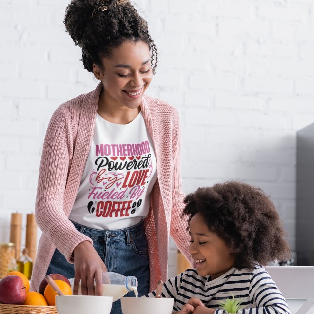 Moderskap med Kärlek och kaffe T Shirt (Skapare uppladdad)