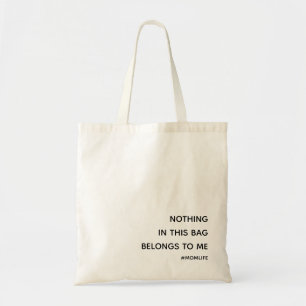 Moderskap Modern Minimalist Roligt Slogan - Mamma Tygkasse