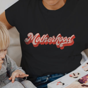 Moderskap Retro Funny Mamma Mamma Mors dag T Shirt