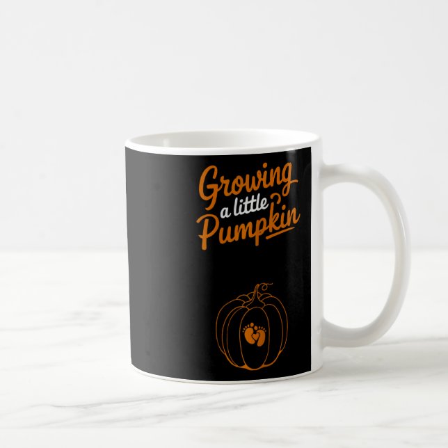 Moderskap som odlar lite Pumpkin Thanksgiving Pr Kaffemugg (Höger)