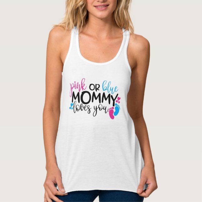 Moderskap T-Shirt Linne Med Racerback (Framsida)