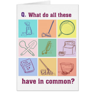 Moderskap verktyg av handeln hälsningskort