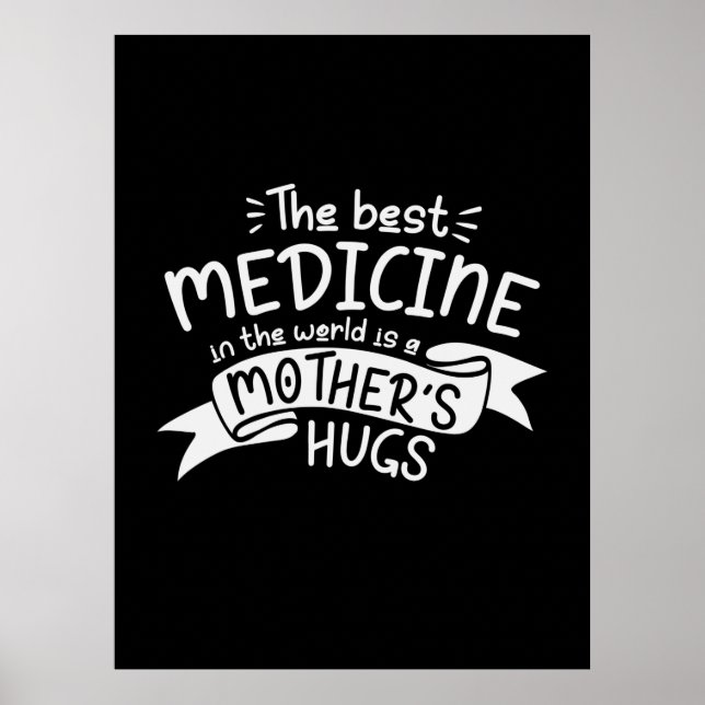 Moderskonst är den bästa medicinen poster (Framsidan)