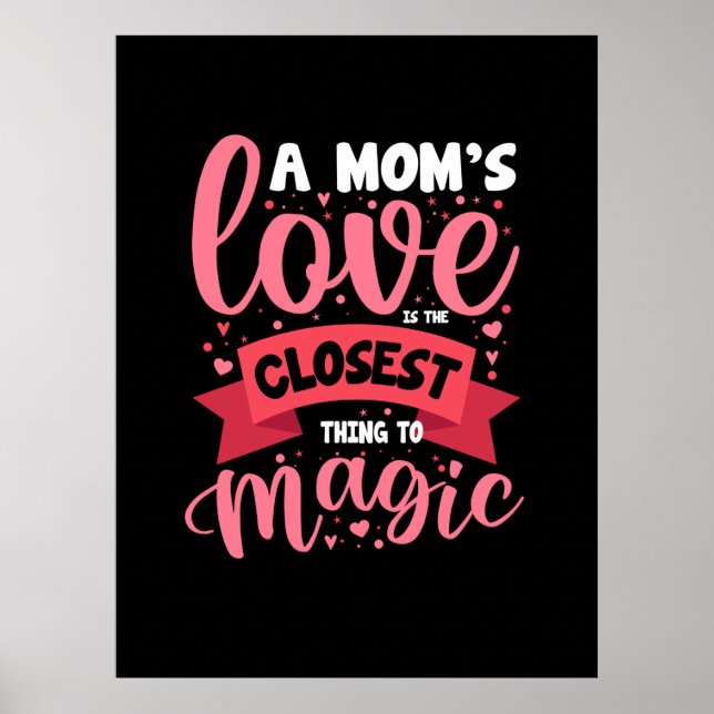 Moderskonst En mammas kärlek Poster (Framsidan)