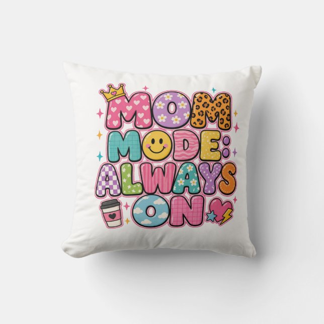 Modersläge Alltid På, mors dag-present Kudde (Framsida)