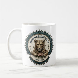 Moderslejoninna. Wales Kaffe Mugg