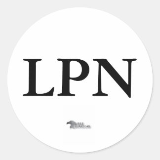 modersmålsdianlogo, LPN Runt Klistermärke