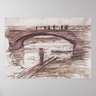 Modersohn-Becker - Bridges in Paris 1905 Poster