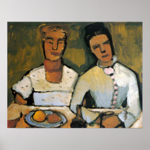 Modersohn-Becker - Lee och hans syster Hoetger 190 Poster