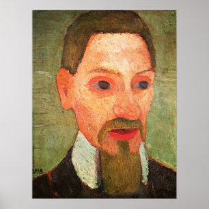 Modersohn-Becker - Porträtt av Rainer Maria Rilke Poster