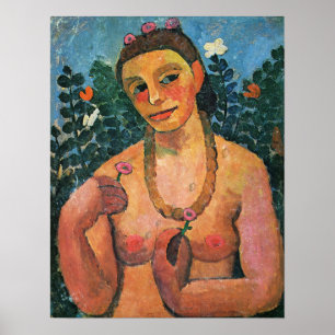 Modersohn-Becker - Självporträtt 1906 Poster