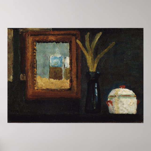 Modersohn-Becker - Sockerkål och hyacint Poster (Framsidan)