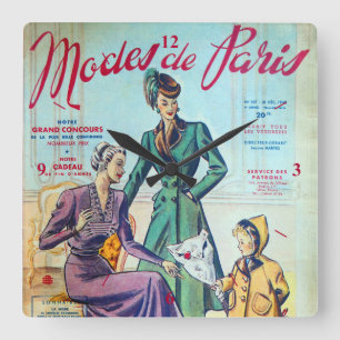 Modes De Paris.
2. Fyrkantig Klocka