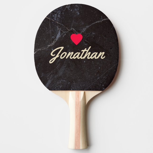 Modest Dark Stone Vintage Heart Signature Pingisracket (Framsidan)