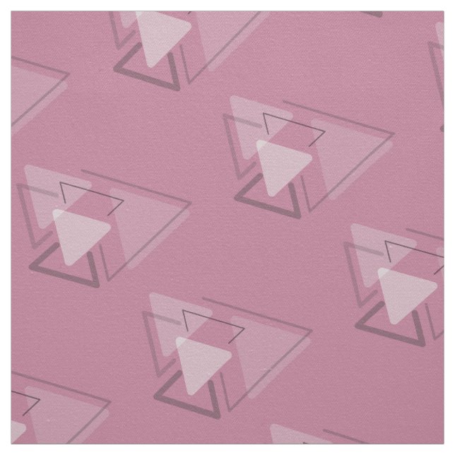Modest monokrom geometrisk triangles-Joke Tyg (Provkarta)